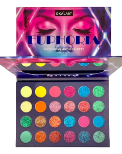 Euphoria 24 Color Shadows Palette